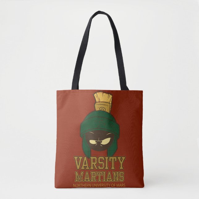 Tote Bag MARVIN MARTIAN™ Varsity Collegiate Graphic (Devant)