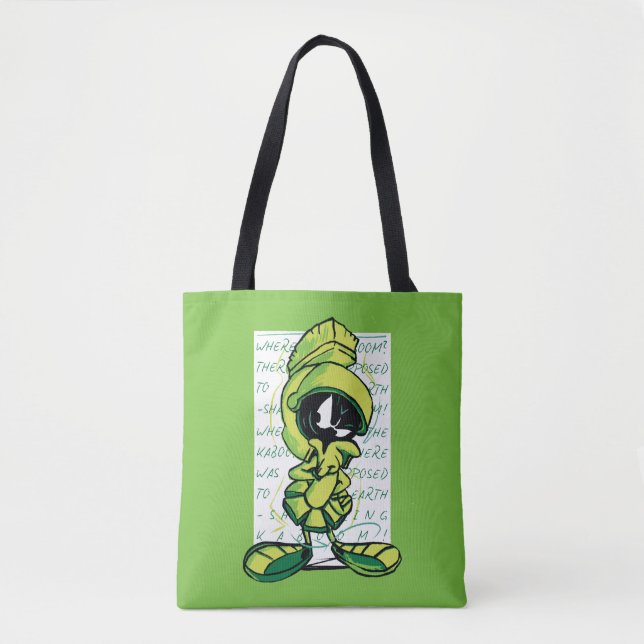 Tote Bag MARVIN THE MARTIAN™ - Croquis (Devant)