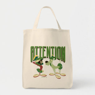 Tote Bag MARVIN THE MARTIAN™ & K-9 "Attention"