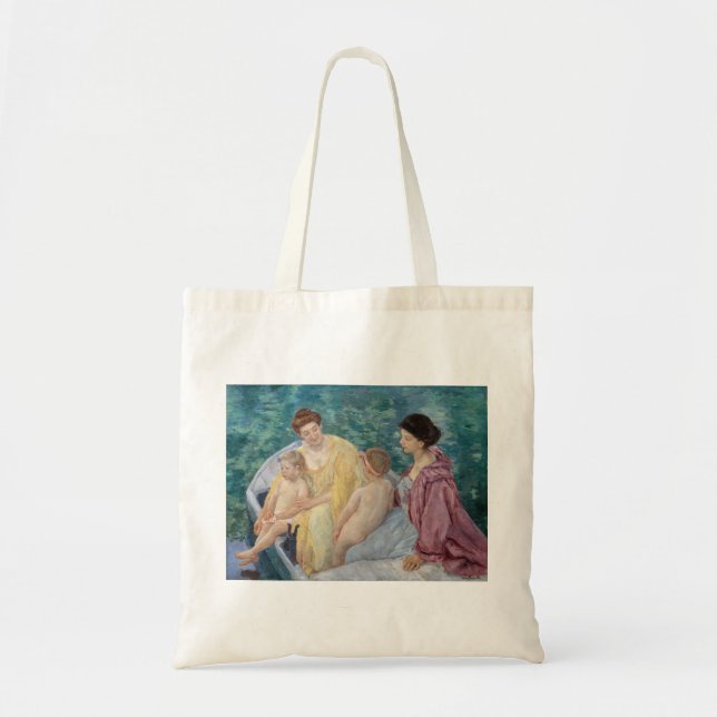 Tote Bag Mary Cassatt - Deux mères et enfants dans un batea (Devant)