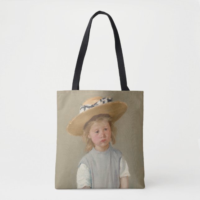 Tote Bag Mary Cassatt - Enfant en paille Casquette (Devant)