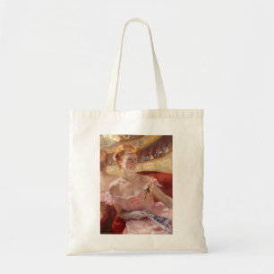 Tote Bag Mary Cassatt - Femme au collier de perles dans une