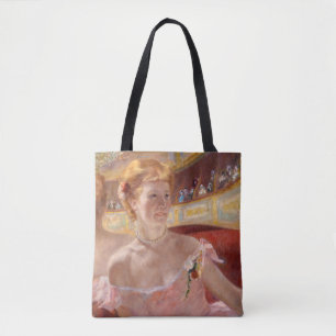 Tote Bag Mary Cassatt - Femme avec collier de perle dans un