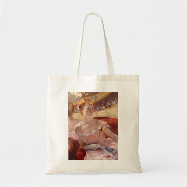Tote Bag Mary Cassatt - Femme avec collier de perle dans un (Devant)