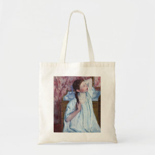 Tote Bag Mary Cassatt - Jeune fille arrangeant ses cheveux