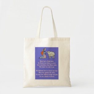 Tote Bag Mary Had a Little Lamb
