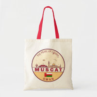 Mascate Oman City Skyline Emblem