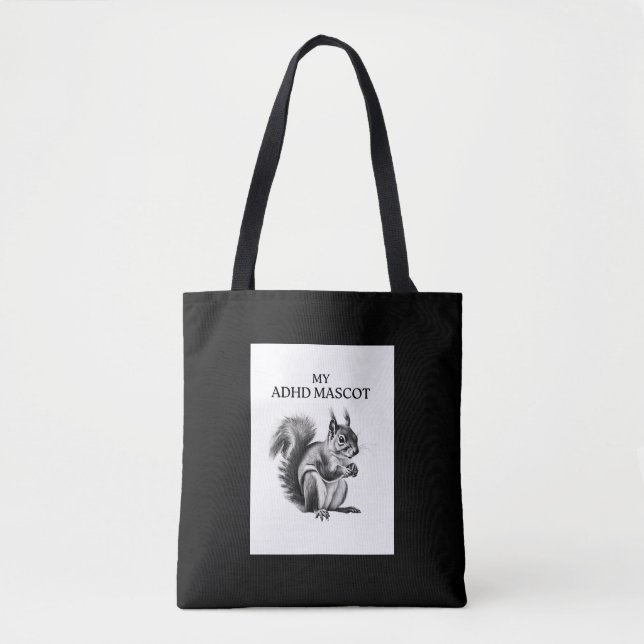 Tote Bag Mascotte ADHD (Devant)