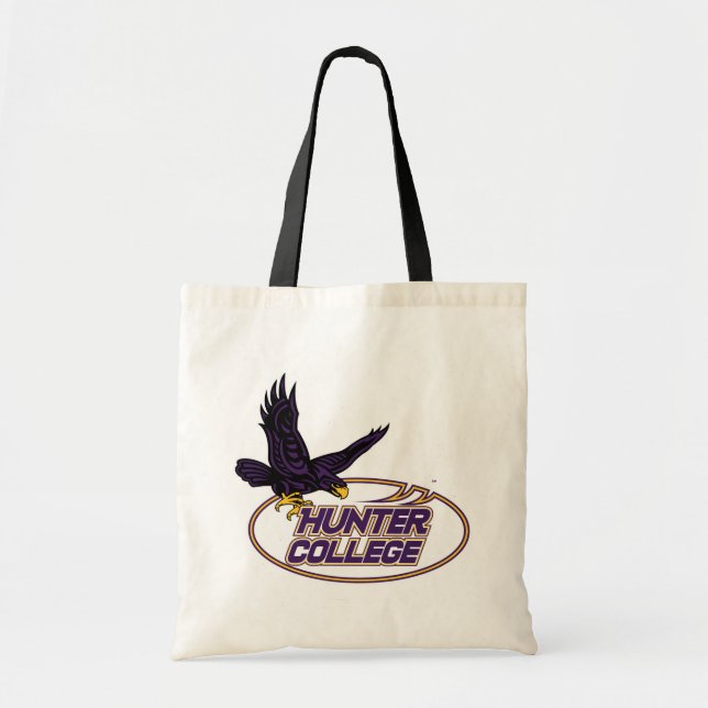 Tote Bag Mascotte des Hawks de Hunter College (Devant)