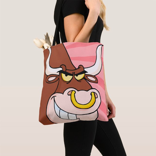 Tote Bag Mascotte en fer avec anneau de nez (Créateur téléchargé)
