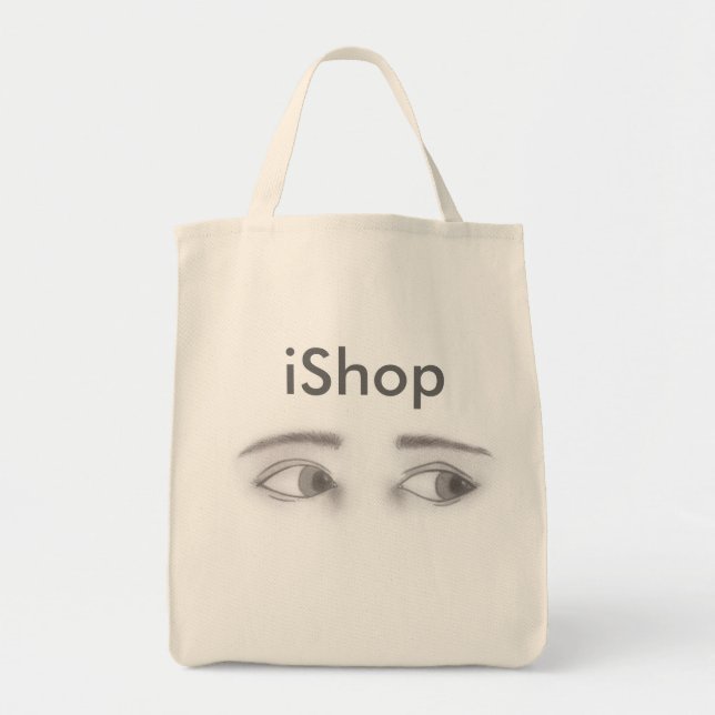Tote Bag Masculine des yeux (Devant)