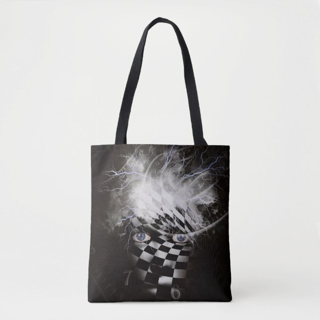 Tote Bag Masque mystique avec spirales temporelles (Devant)