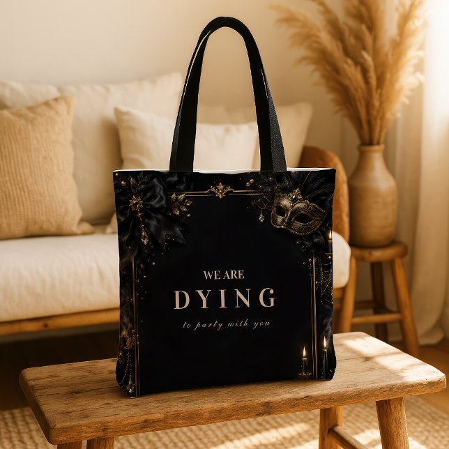 Tote Bag Masquerade Halloween Vintage (Créateur téléchargé)