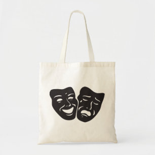 Tote Bag Masques de théâtre de drame de tragédie de com