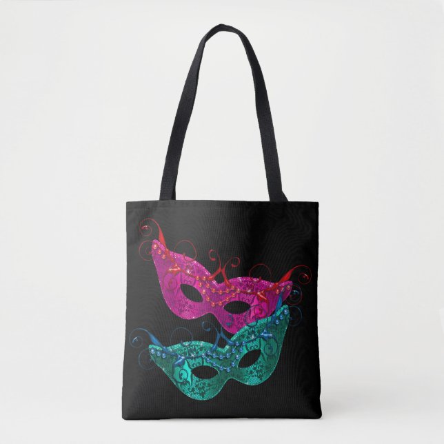 Tote Bag Masques Mardi Gras (Devant)