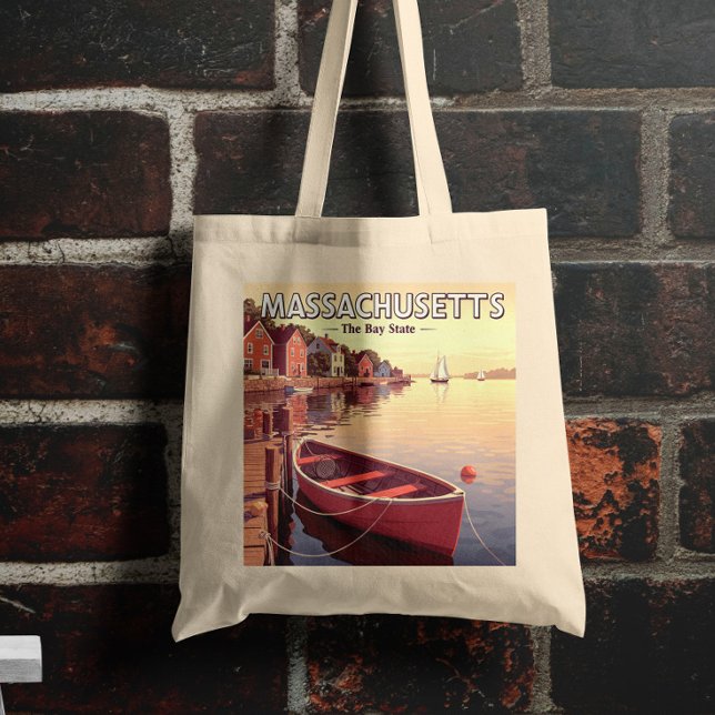 Tote Bag Massachusetts vintages (Créateur téléchargé)