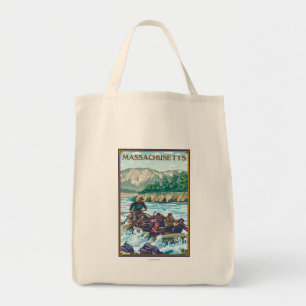 Tote Bag MassachusettsRiver transportant la scène par