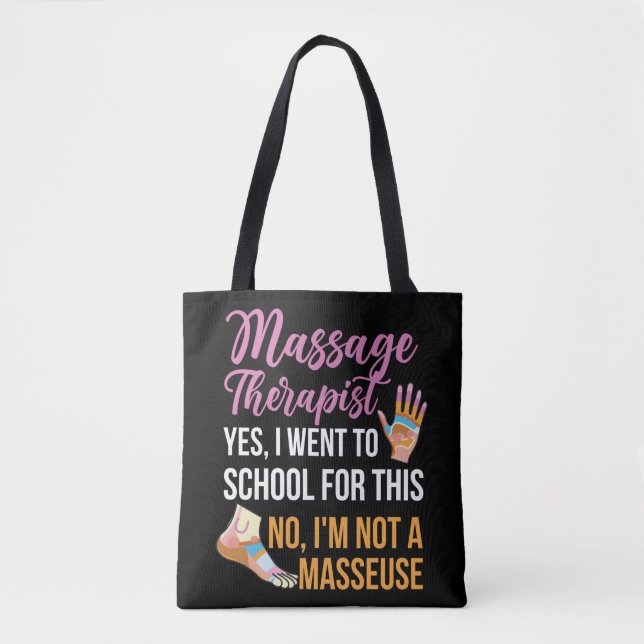 Tote Bag Massage Therapist Massage Therapy Massage (Devant)