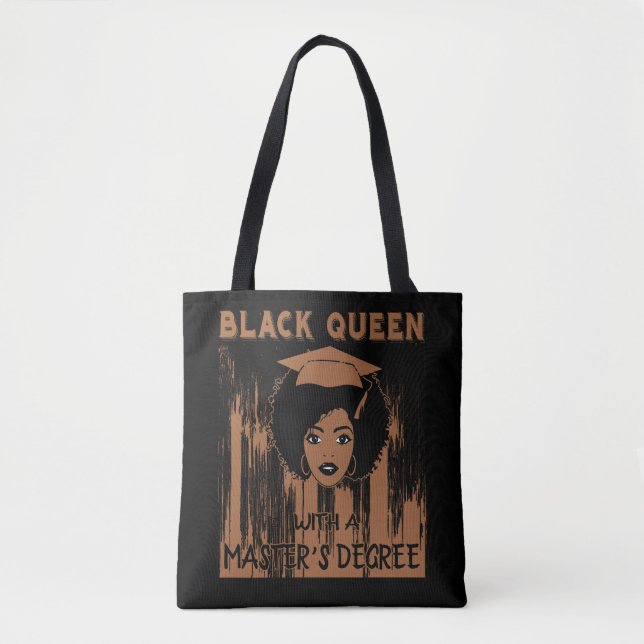 Tote Bag Master de la Reine noire Meilleur Diplôme Cadeaux  (Devant)