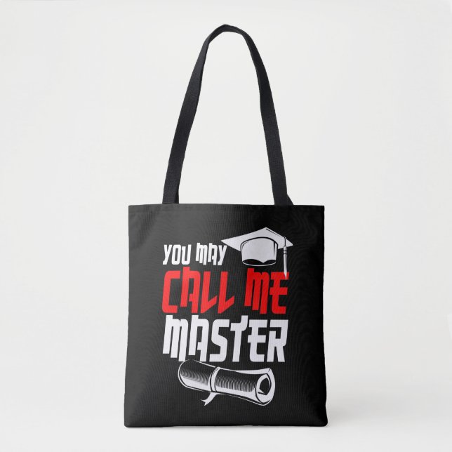 Tote Bag Master Diplôme Cadeau de Graduation 2022 MSW MBA  (Devant)