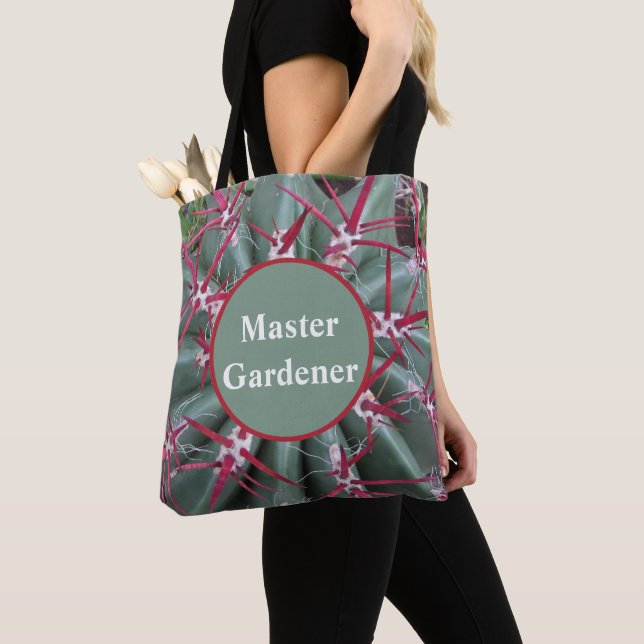 Tote Bag Master Gardener Barrel Cactus Désert Sud-ouest (De près)
