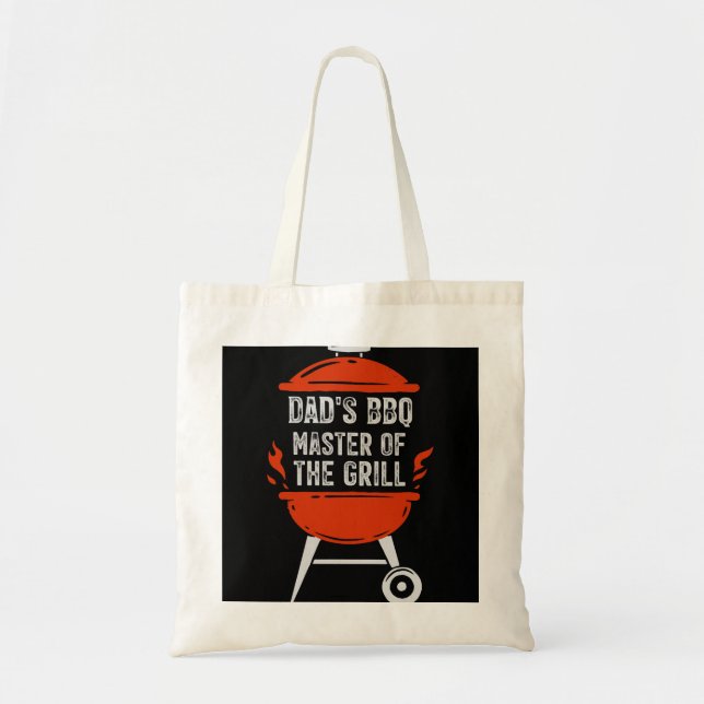 Tote Bag Master Of Grill Papa Grilling (Devant)