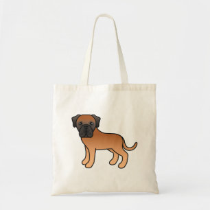 Tote Bag Mastiff Anglais Abricot Chien de Dessin Animé Mign