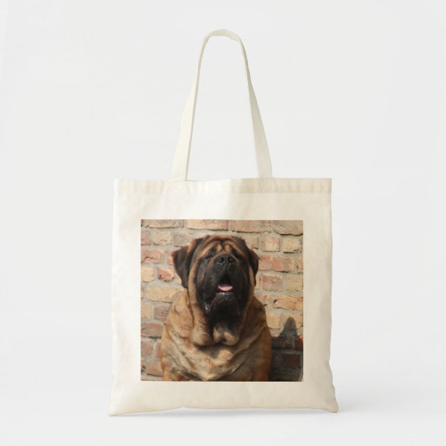 Tote Bag Mastiff dogue anglais fête des pères (Devant)