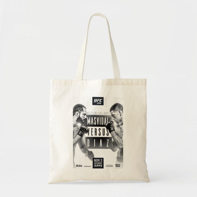 Tote Bag MASVIDAL VS NATE DIAZ Essential T Shirt (Devant)