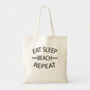 Tote Bag Mat Sleep Beach Répéter Summer Beach Fourre-tout