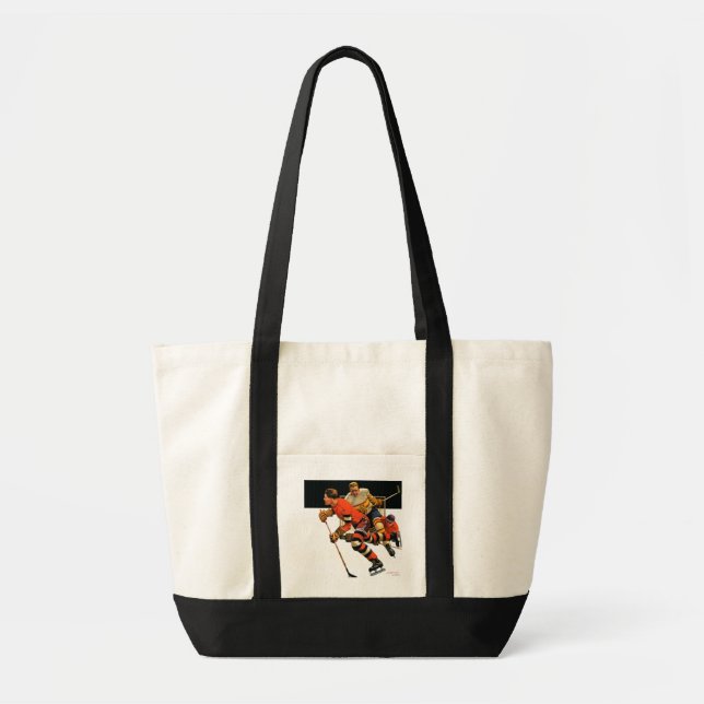 Tote Bag Match de hockey sur glace (Devant)