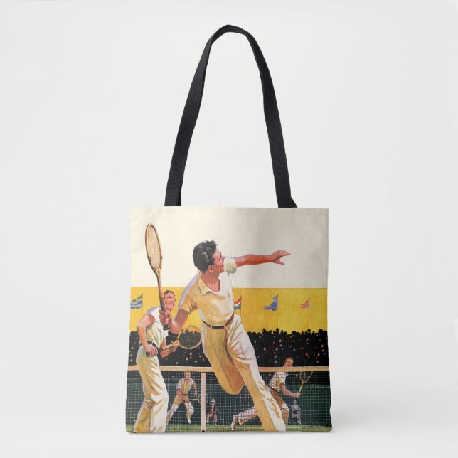 Tote Bag Match de tennis double (Devant)
