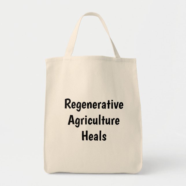 Tote Bag Matériau naturel "Régénération de l'agriculture gu (Devant)