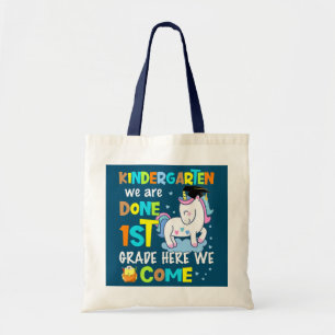 Tote Bag Maternelle Graduation Magique Unicorn Garçons fill