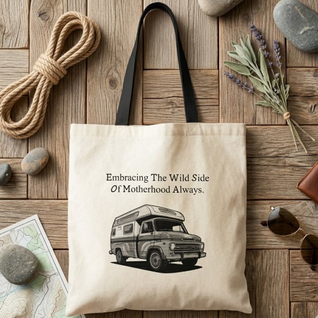 Tote Bag Maternité Sauvage Embrassée Maman Esprit Libre Ext (Créateur téléchargé)