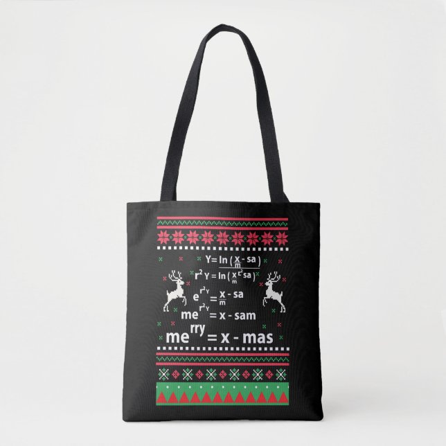 TOTE BAG MATH NOËL (Devant)