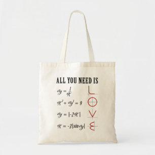 Tote Bag Math T-Shirt Love Funny Math Enseignant Shirt Men 
