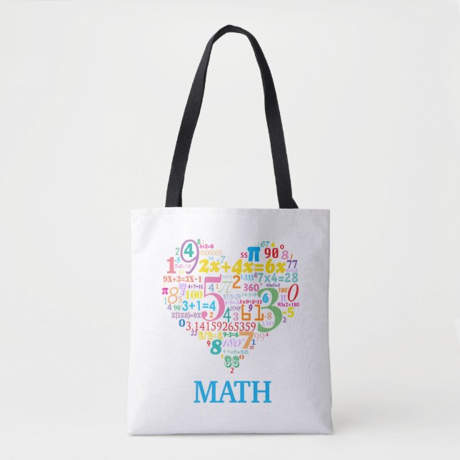 Tote Bag Mathe cardiaque (Devant)