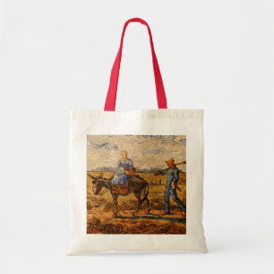Tote Bag Matin, Couple de paysans par Vincent van Gogh