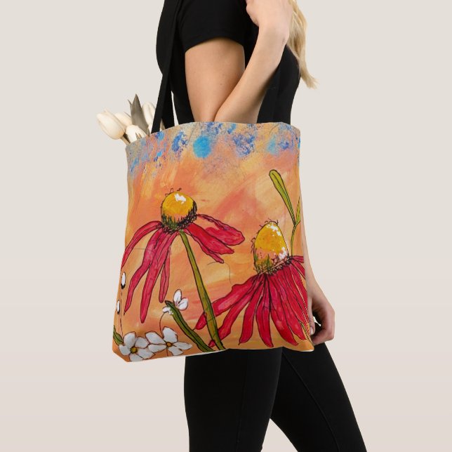 Tote Bag Matinée Fleur Sauvage (De près)