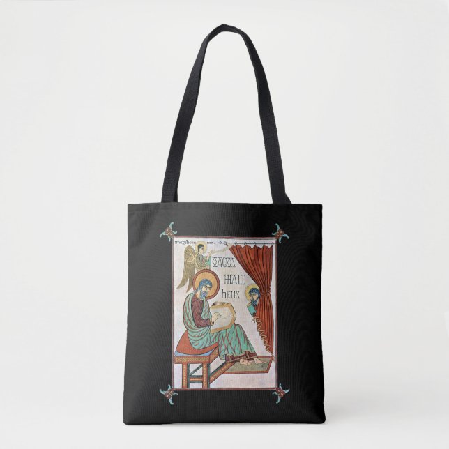 Tote Bag Matthew Du Manuscrit Médiéval De Lindisfarne (Devant)