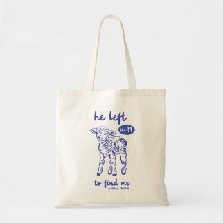 Tote Bag Matthieu 18:12–14 Brebis perdue Écriture chrétienn