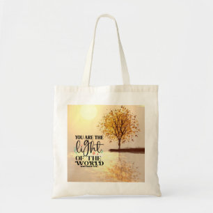 Tote Bag Matthieu 5:14 Vous êtes la Lumière de la Bible Mon