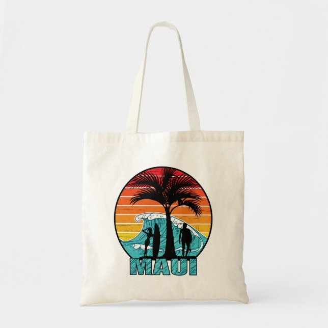 Tote Bag Maui Beach Hawaii (Devant)