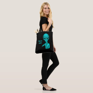Tote Bag Mauvais Alien, Tu es le prochain !