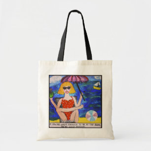 TOTE BAG MAUVAIS ART FOURRE-TOUT DE FILLE