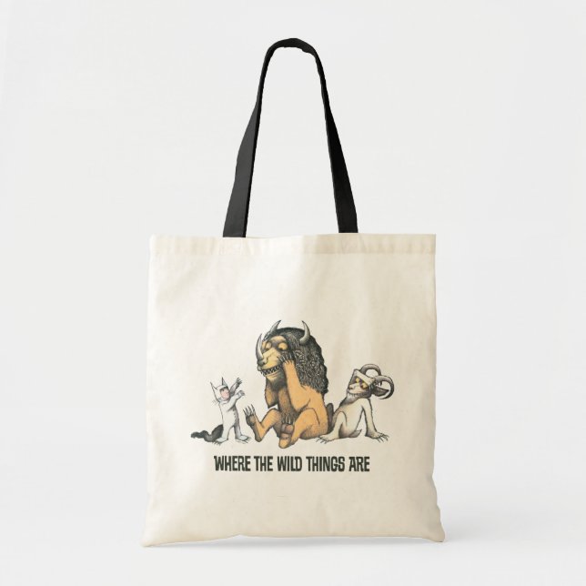 Tote Bag Max et les choses folles Jouer (Devant)