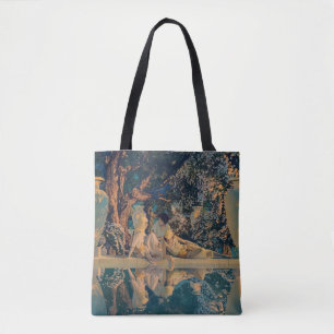 Tote Bag Maxfield Parrish Le Jardin d'Allah 1918 Beaux-Arts