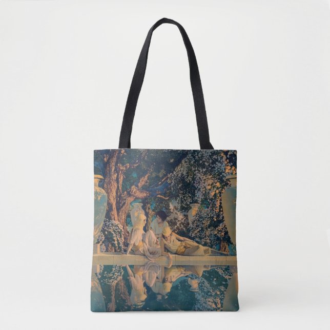 Tote Bag Maxfield Parrish Le Jardin d'Allah 1918 Beaux-Arts (Devant)