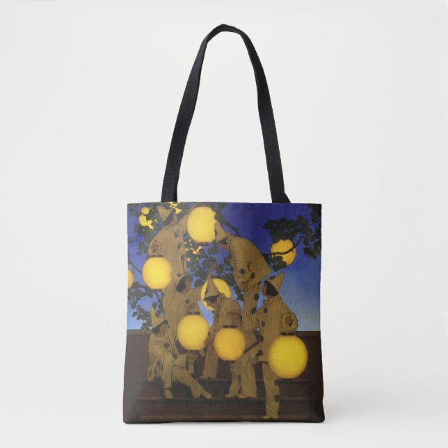 Tote Bag Maxfield Parrish Les Porteurs de Lanternes 1908 Vi (Devant)